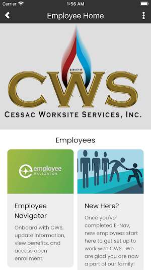 CWS Cessac Worksite Services Screenshot 1