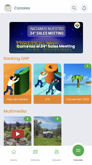 CAP's app Screenshot 1