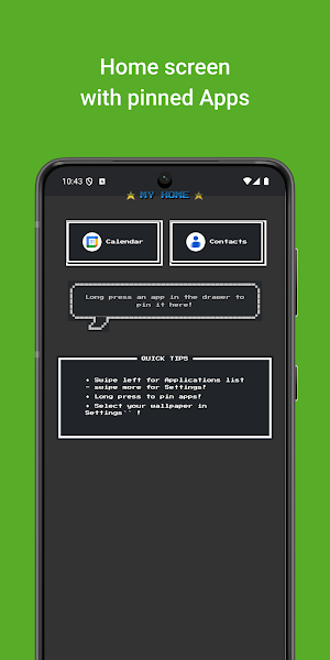 Pixel UI Retro Launcher Screenshot 0