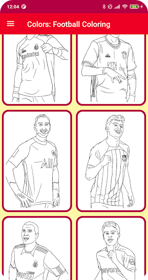 Colors: Football Coloring Screenshot 2