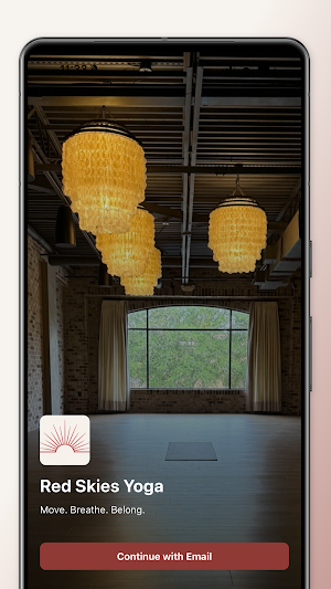Red Skies Yoga App Screenshot 0
