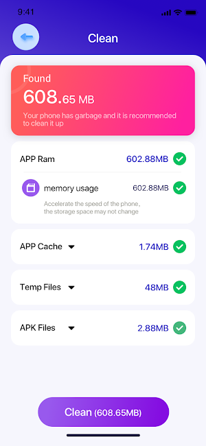 Phone Fresh: Cleaner Screenshot 1