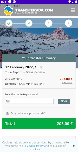 Transfer VDA Screenshot 1
