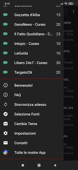 Cuneo notizie Screenshot 1