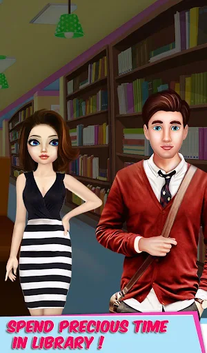 High School Secret Love Crush Affair Story Game Screenshot 3