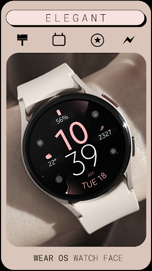 Simple Modern watch face Screenshot 1