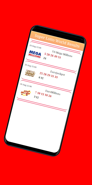 Lotto World Results Screenshot 2