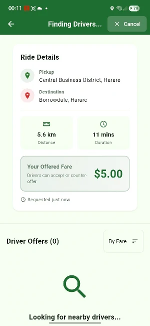 FairRide Screenshot 1