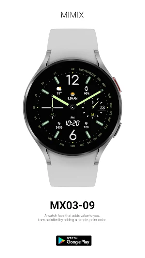 MIMIX MX03 09 Digi Watchface Screenshot 2