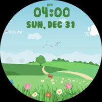 Spring Landscape Watch Face