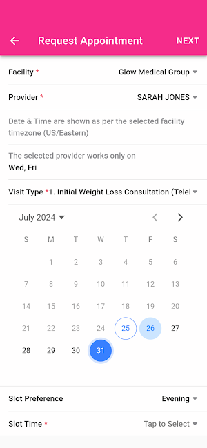 Glow Medical Group Screenshot 1