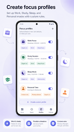 Focus Digest: Alert Blocker Screenshot 1