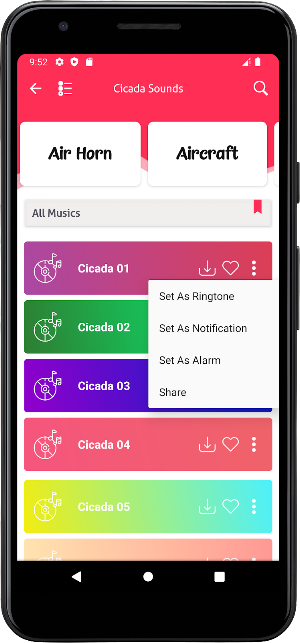 Cicada Sounds Screenshot 3