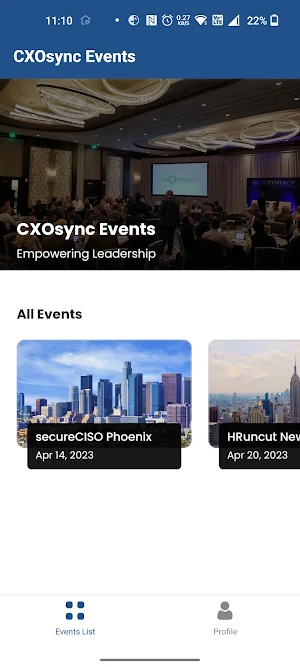 CXOattend by CXOsync Screenshot 0