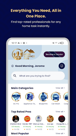 Home Service Hub Screenshot 0