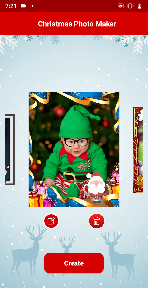 Christmas Photo Maker Screenshot 0