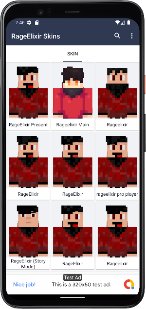 RageElixir Skins for Minecraft Screenshot 1