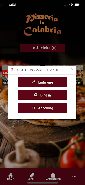 Pizzeria La Calabria Würselen Screenshot 1