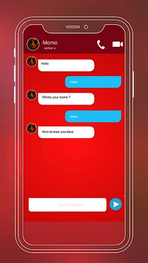 creepy momo fake call Screenshot 3