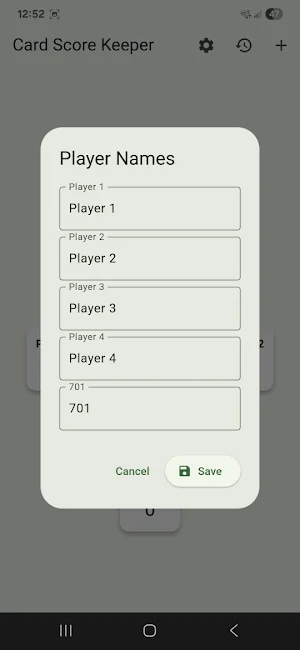 Rachem - Score keeper Screenshot 2
