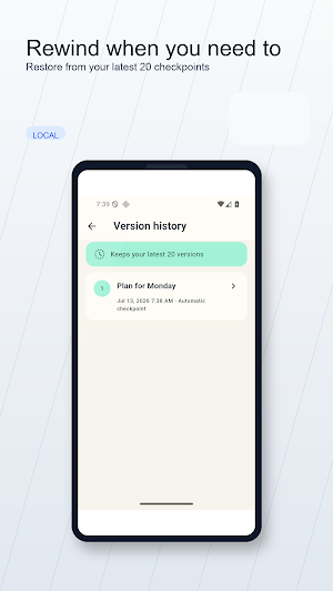 RewindNote: Offline Notepad Screenshot 2