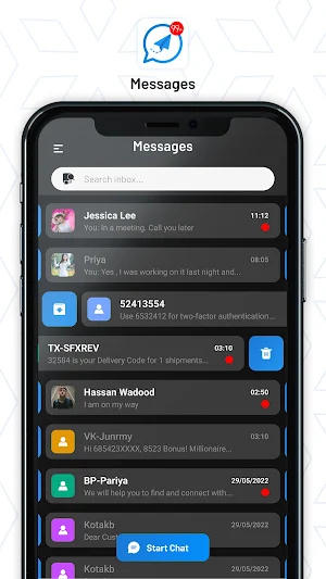 Messages Screenshot 1