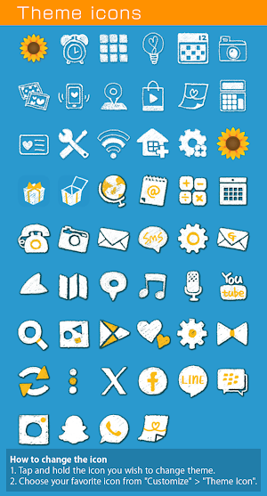 Sunflower Summer Theme +HOME Screenshot 3