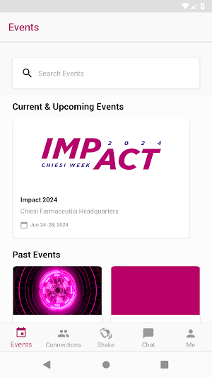 Chiesi Events Screenshot 1