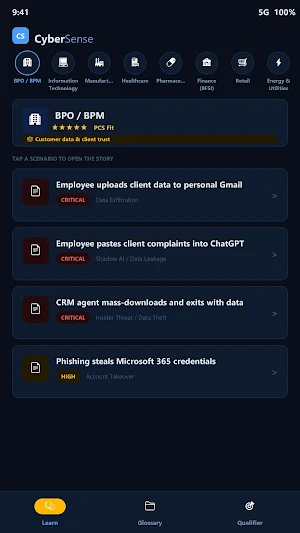 CyberSense — PCS Sales Guide Screenshot 0