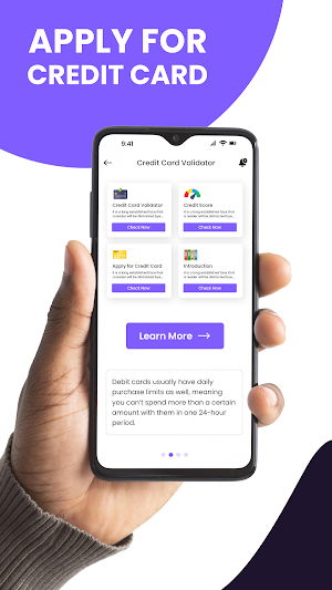 Apply for Card Screenshot 1