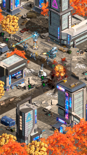 Protect & Defense Sci-Fi Cyber Screenshot 0