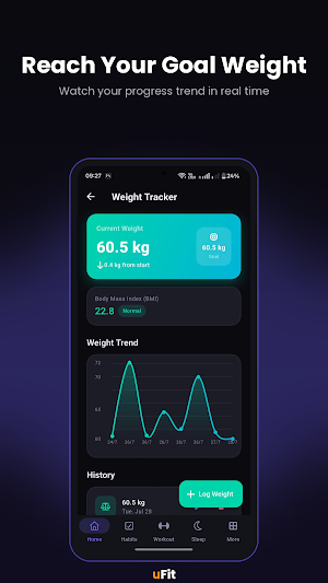 uFit: AI Fitness Tracker Screenshot 3