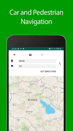 Armenia Offline Map and Travel Guide Screenshot 1