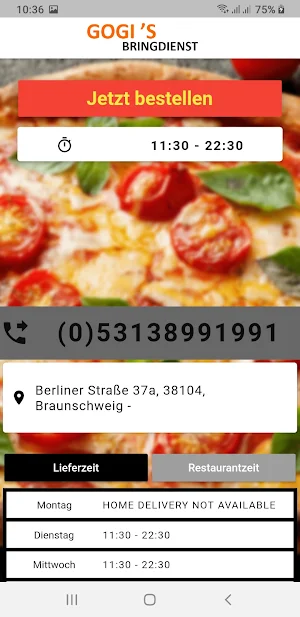 Gogis Bringdienst Screenshot 1