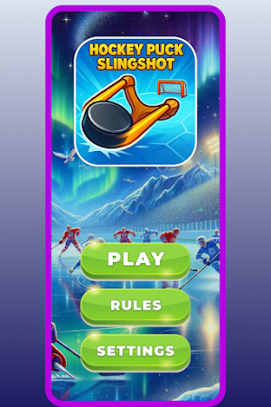 Hockey Puck Slingshot Screenshot 0