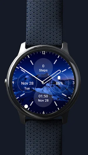 Blue Mountain - Watch Face Screenshot 0