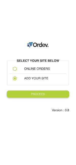 Ordev Merchant App Screenshot 0