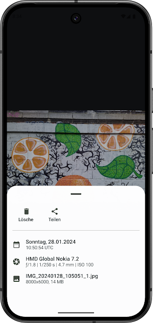 zeitkapsl Screenshot 3