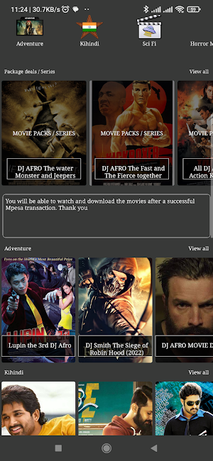 DJ Afro Movies Watcher Screenshot 0