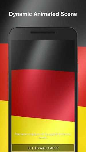 Real Germany Flag Live Wallpaper Screenshot 1