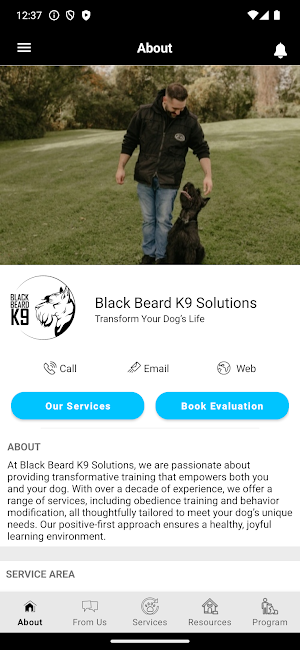 Black Beard K9 Screenshot 1