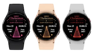 AZ271 Christmas Gold Watch Screenshot 2
