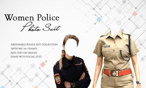 Women Police Photo Suit Screenshot 0