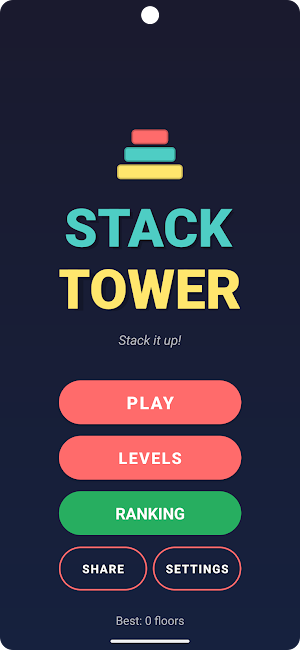 Stack Tower Game Screenshot 0