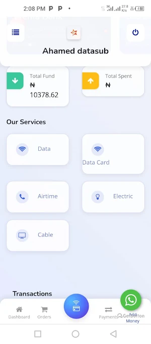 AHAMED DATASUB Screenshot 2