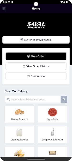 Saval Foodservice Screenshot 1