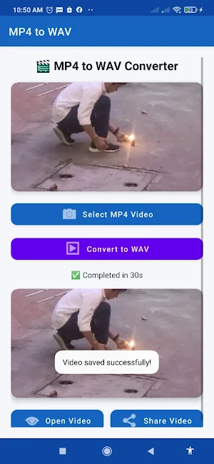 MP4 to WAV Converter Screenshot 2
