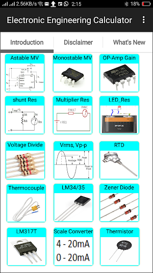 Electronic Engineering Calcula Screenshot 0