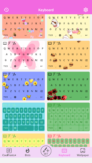 CoolFonts Keyboard - Wallpaper Screenshot 2