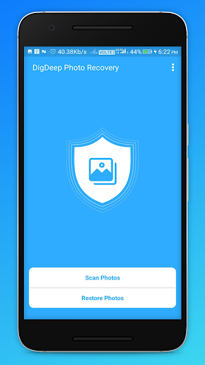 DigDeep Photo Recovery - Recover deleted photos Screenshot 1